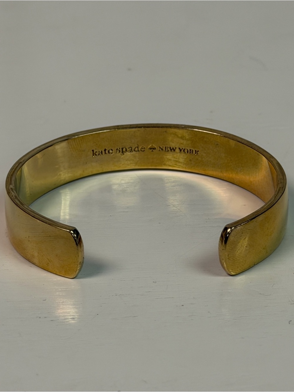 Kate Spade Love Bug Gold & Crystal Cuff Bracelet - Picture 4 of 4